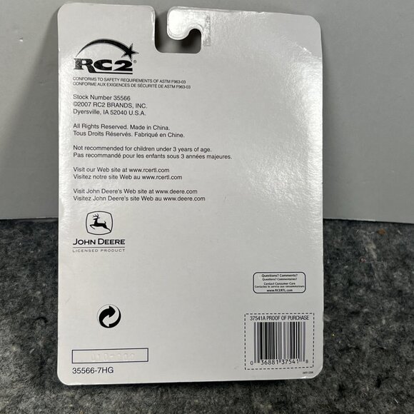 2007 ERTL John Deere Tractor Loader with Wagon New 37541A - Picture 4 of 9